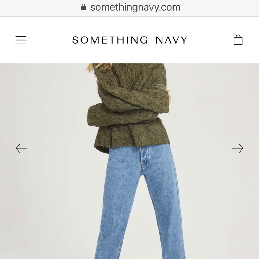 Cableknit Turtleneck Sweater